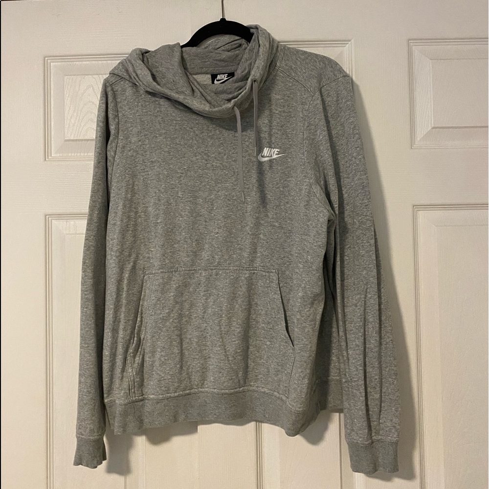 Nike dark grey hoodie